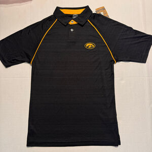Iowa Hawkeyes Men's Small Polo, Short Sleeve Shirt, New with tags